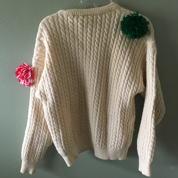 vintage sovrano australia cable knit ugly christmas sweater - Picture 5 of 5